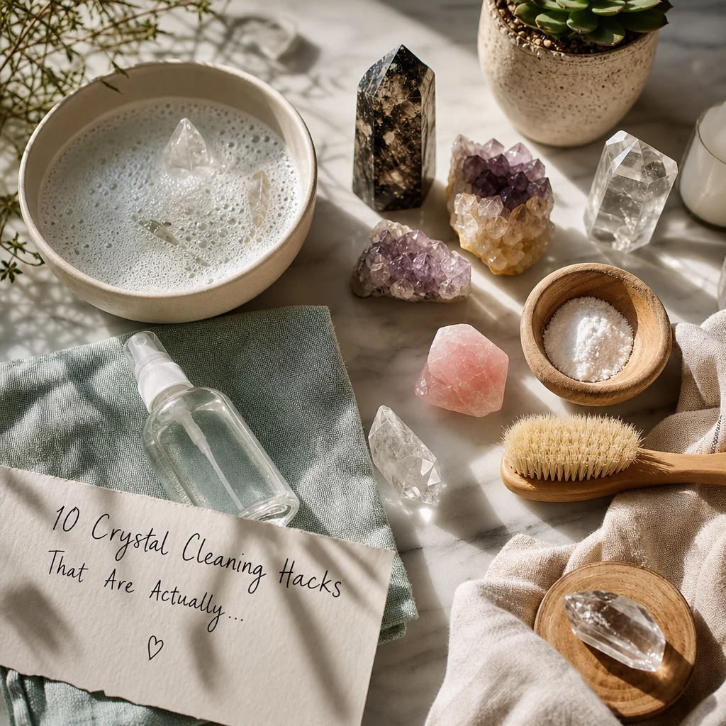 10 Crystal Cleaning Hacks That Are Actually