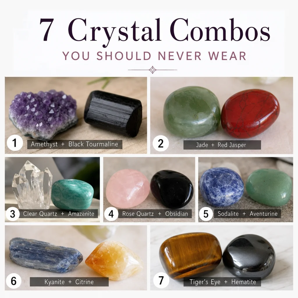 7 Crystal Combos You Should Never Wear
