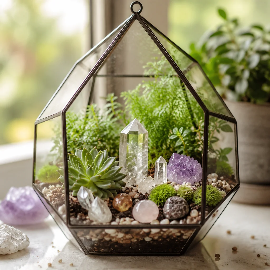 Create a Crystal Garden: Indoor DIY Terrarium