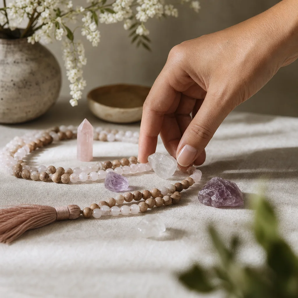 Crystal Intention Setting With Mala: 21-Day