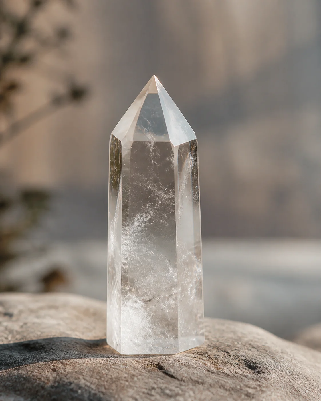 What is a crystal point and why the shape