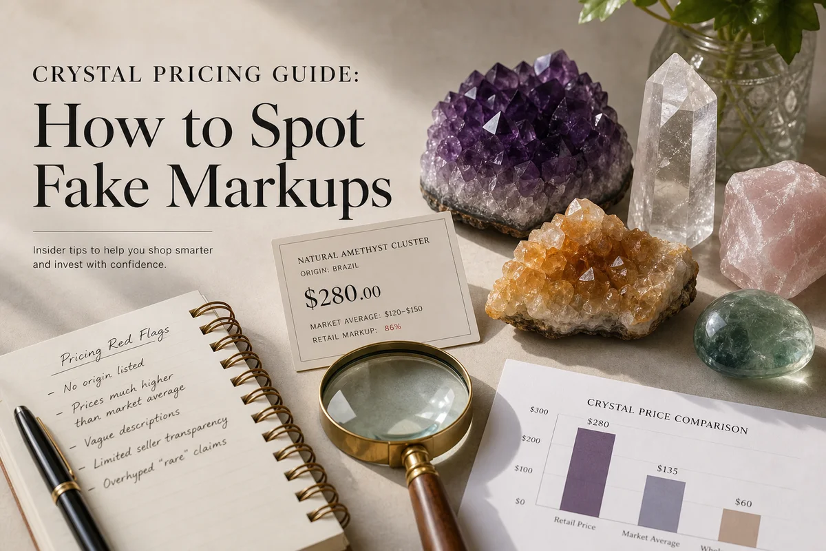 Crystal Pricing Guide: How to Spot Fake Markups