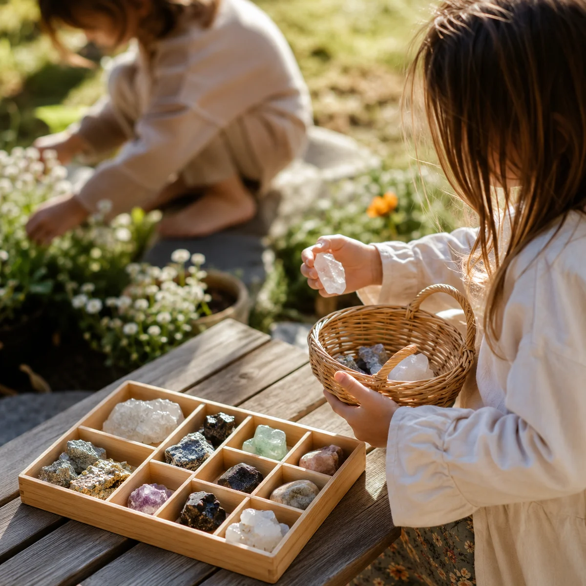 Backyard Crystal Scavenger Hunt for Kids