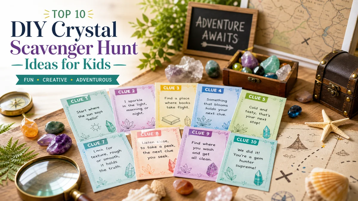 Top 10 DIY Crystal Scavenger Hunt Ideas for Kids