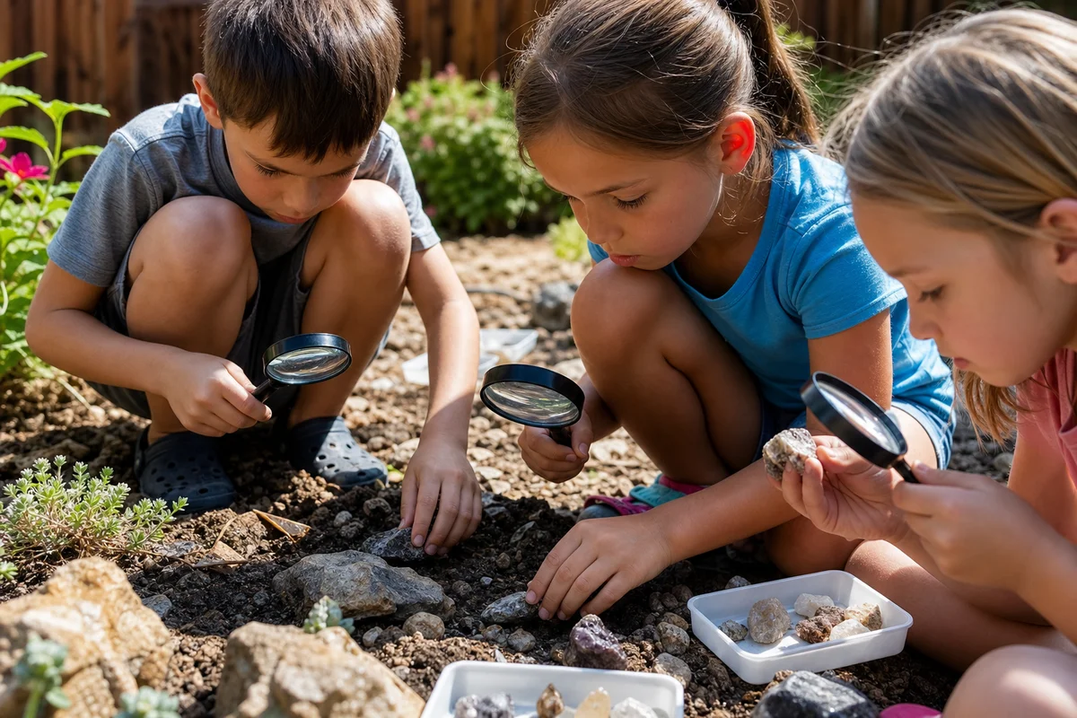 Backyard Crystal Treasure Hunt: Kids' Geology