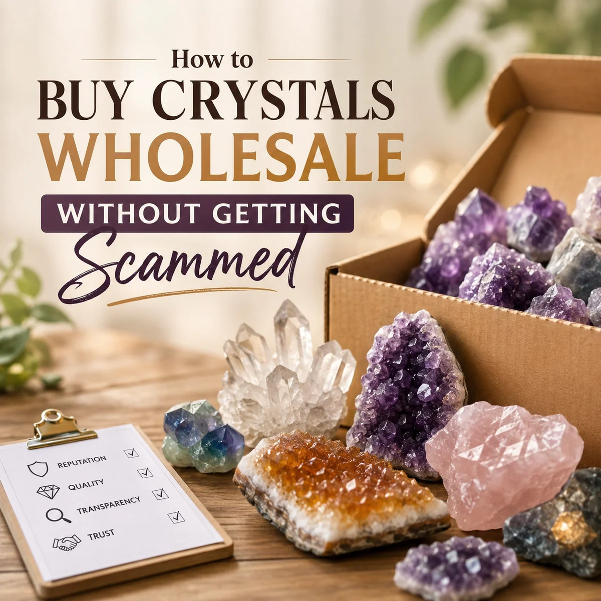 How to Buy Crystals Wholesale Without Getting