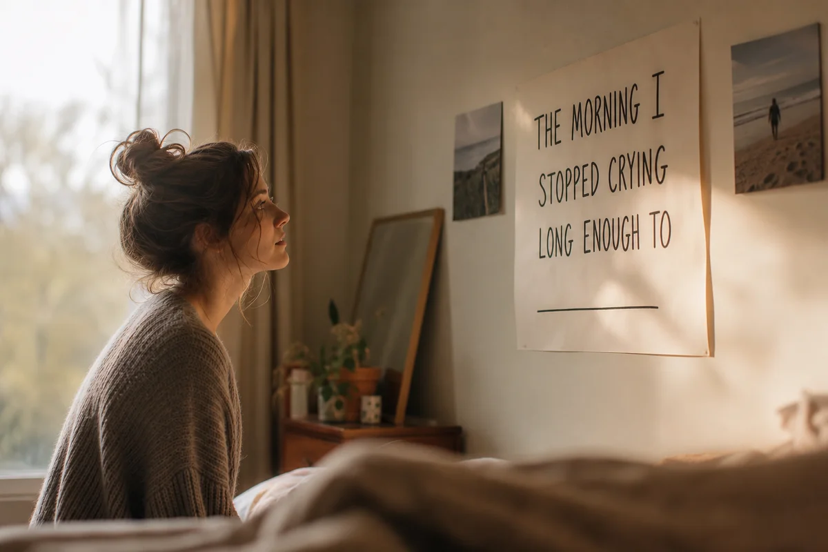 The Morning I Stopped Crying Long Enough to