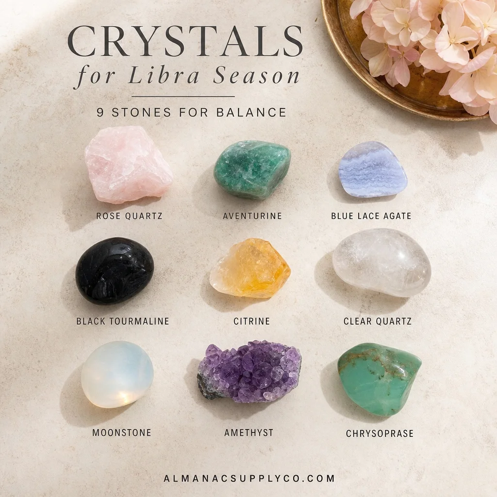 Crystals for Libra Season: 9 Stones for Balance