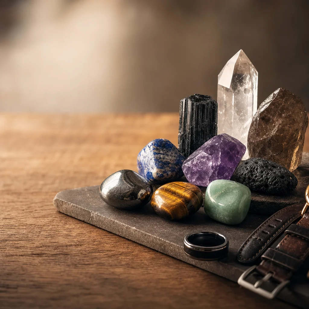 Crystals for Men: 9 Stones & How to Wear Them...