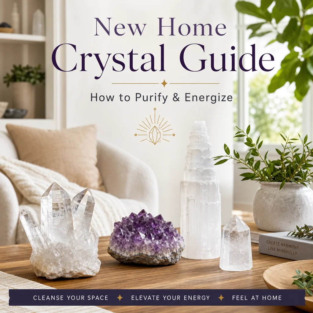 New Home Crystal Guide: How to Purify & Energize