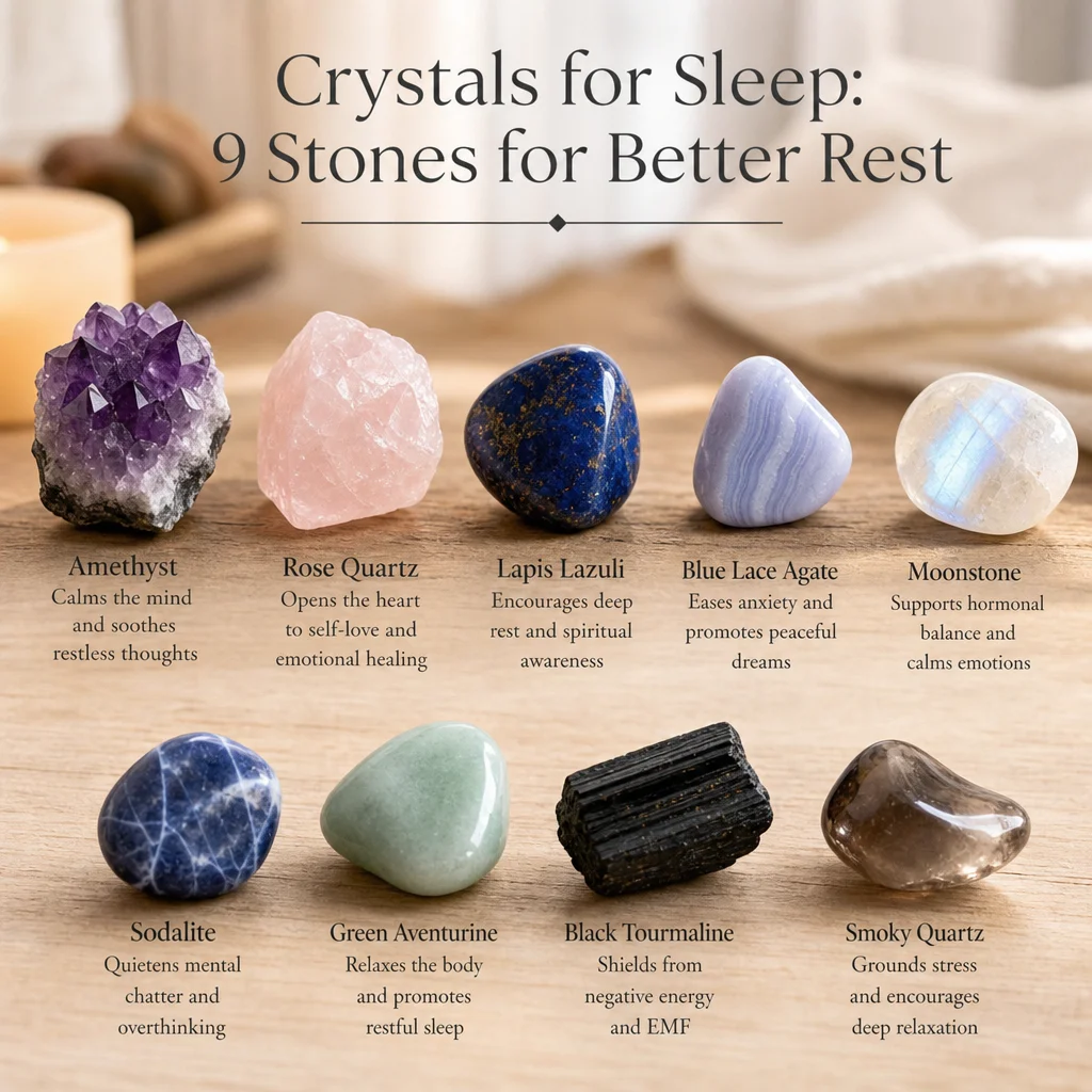 Crystals for Sleep: 9 Stones for Better Rest