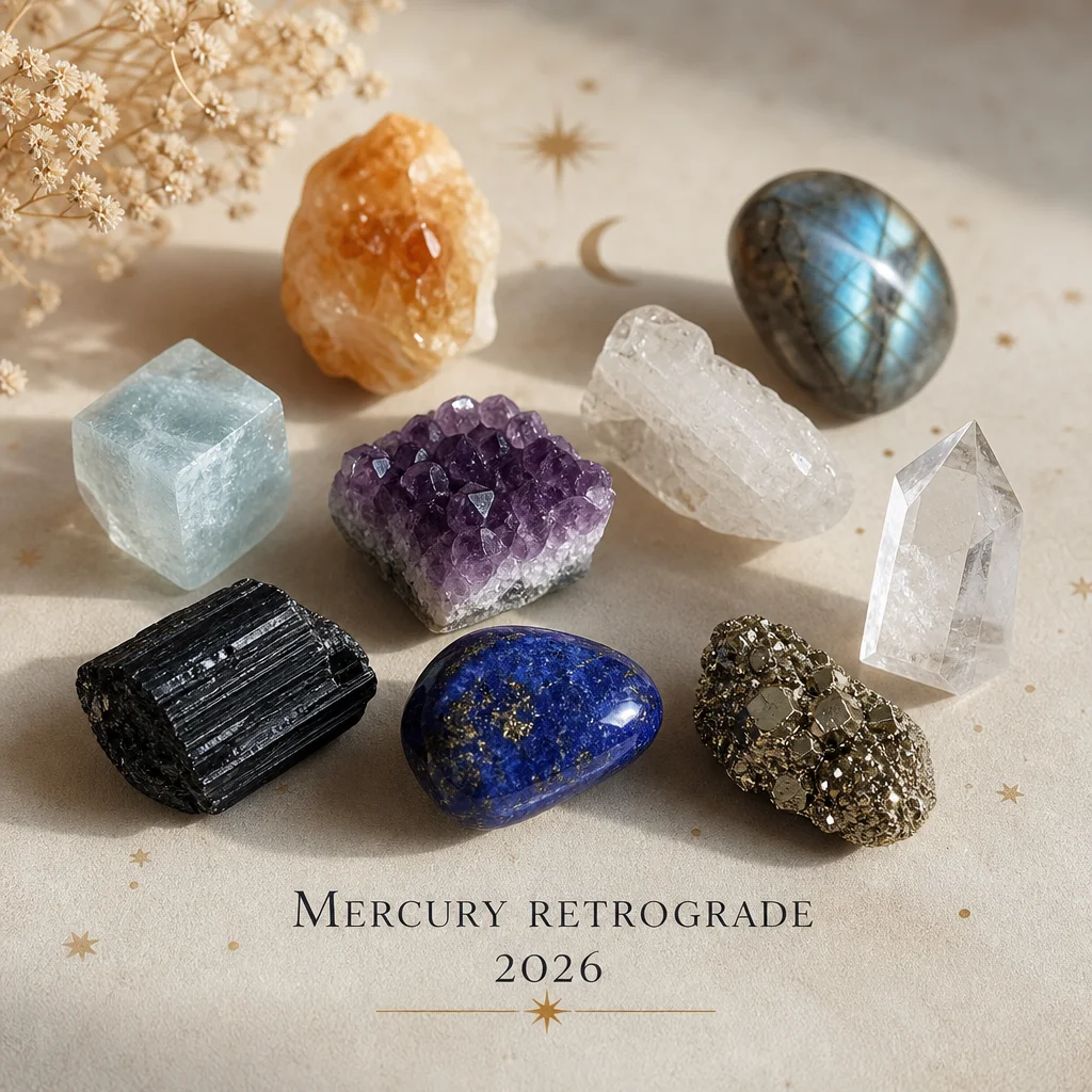 9 Crystals for Mercury Retrograde 2026