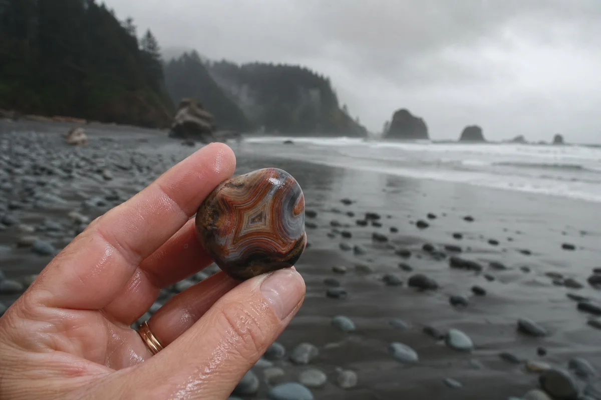I Found My First Agate on a Rainy Oregon Beach