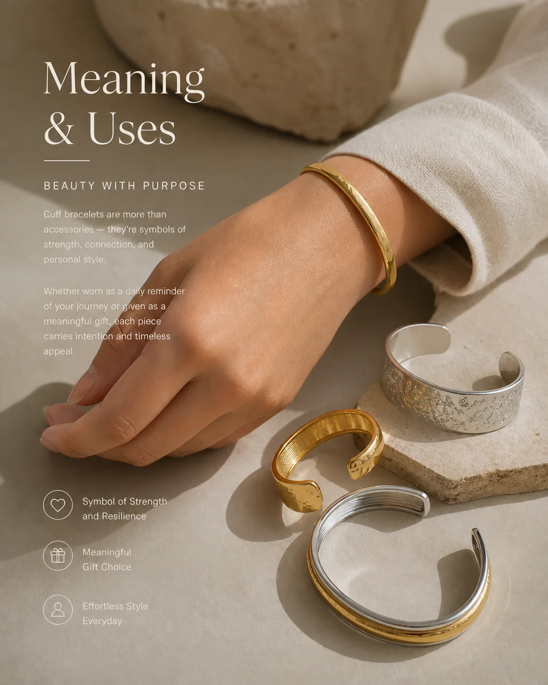 Cuff bracelets: Meaning & Uses
