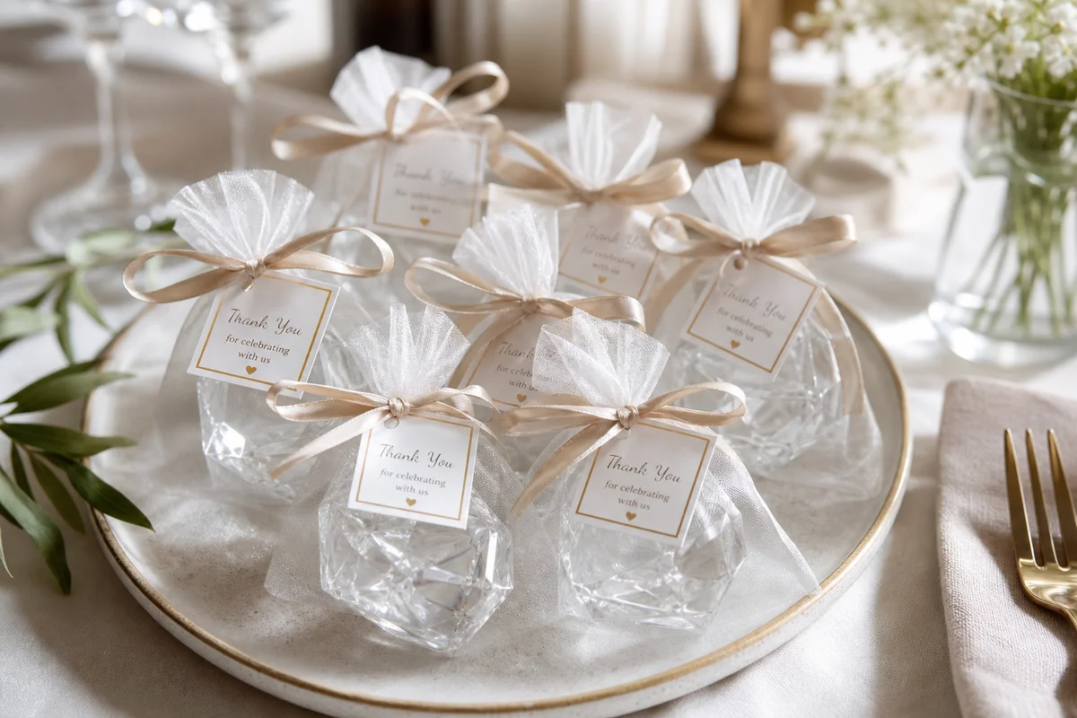 DIY Crystal Wedding Favors That Look Expensive