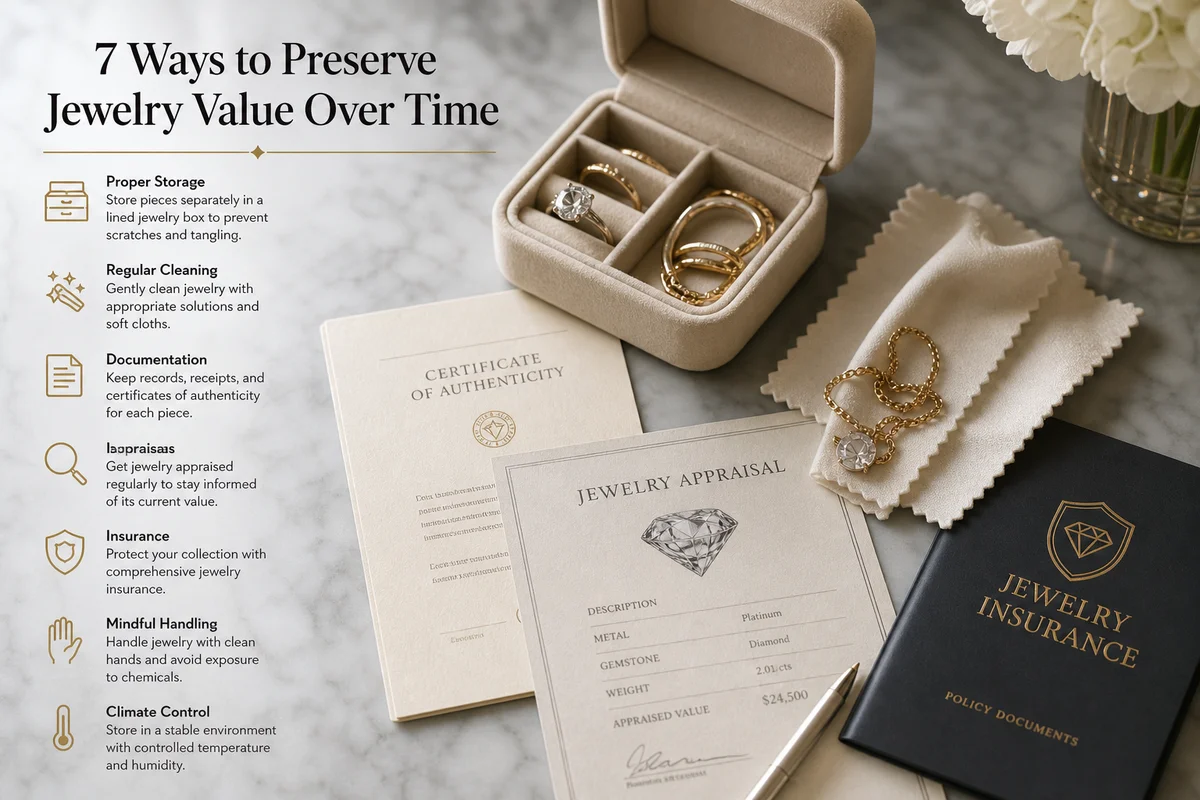 7 Ways to Preserve Jewelry Value Over Time