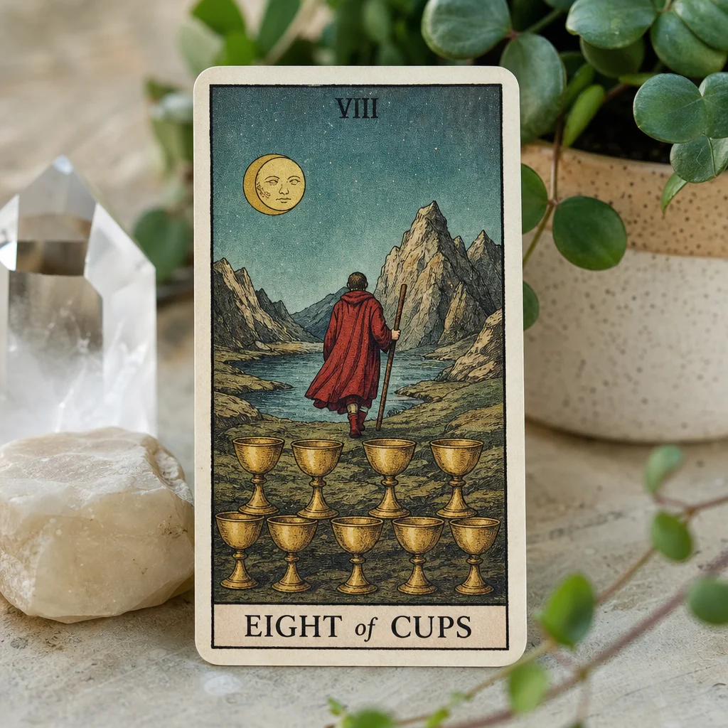 Eight of Cups Tarot Card: Complete Meaning Guide