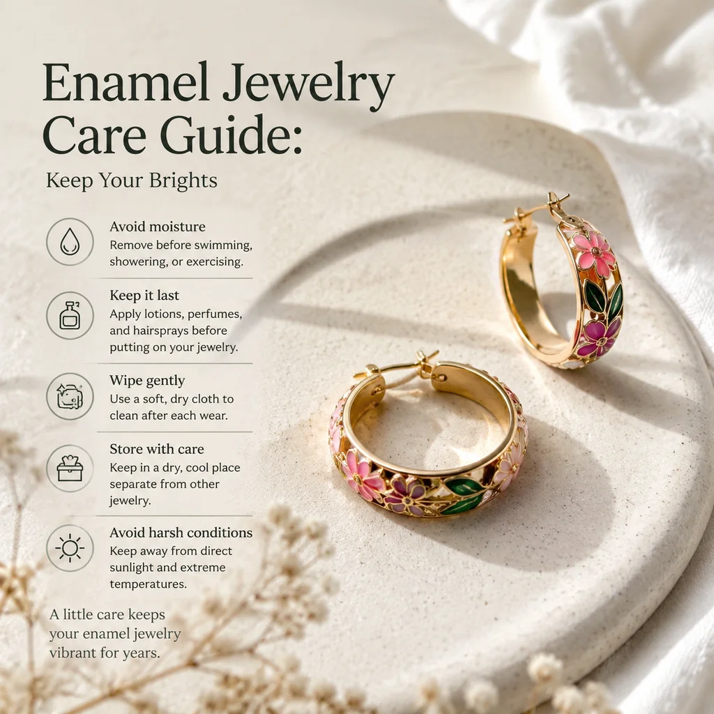 Enamel Jewelry Care Guide: Keep Your Brights