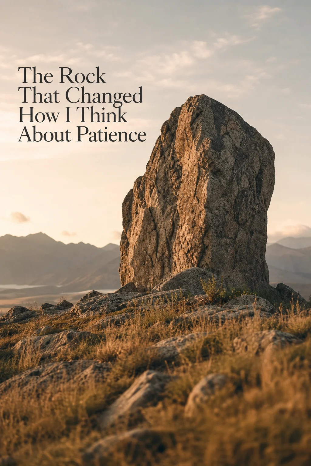 The Rock That Changed How I Think About Patience