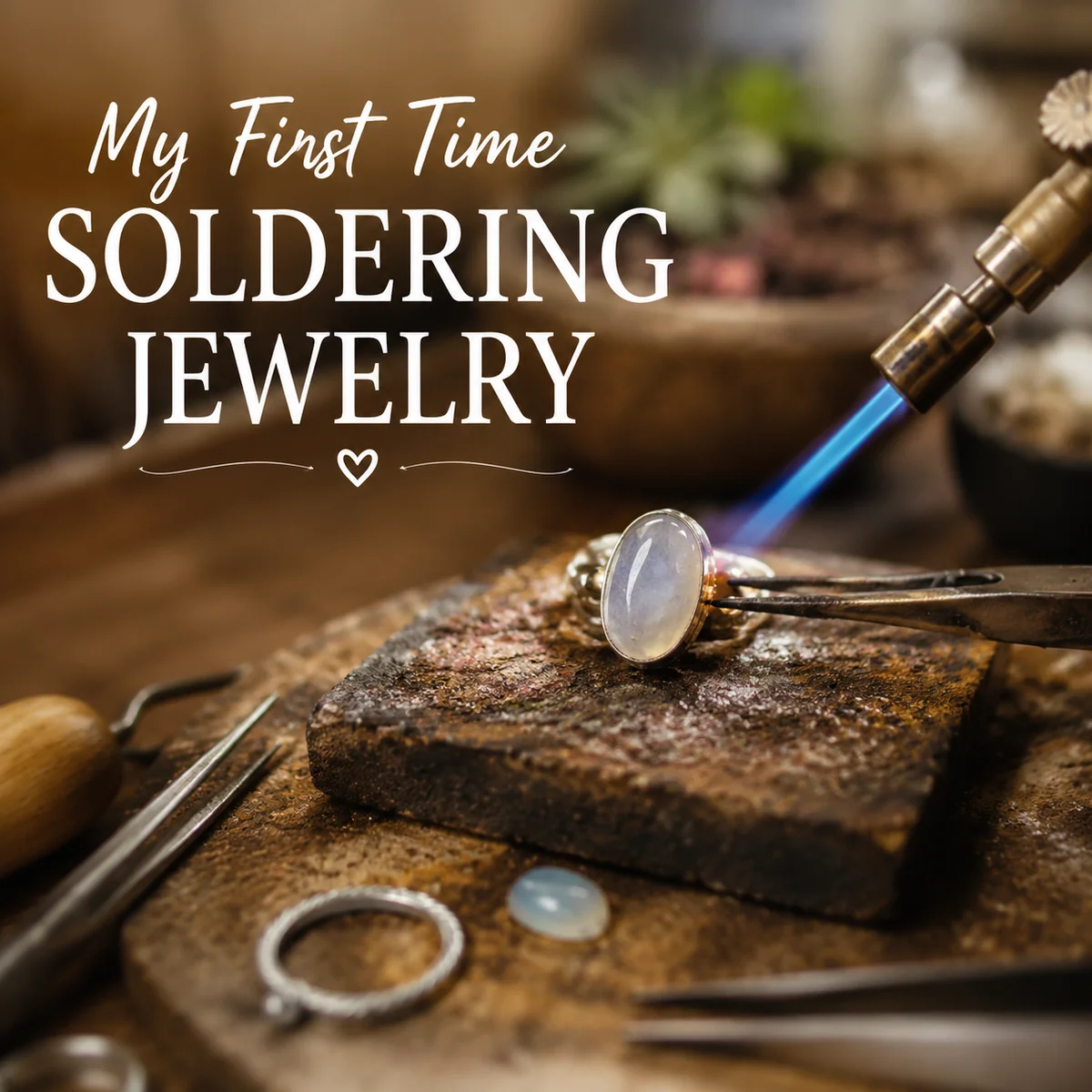 My First Time Soldering Jewelry