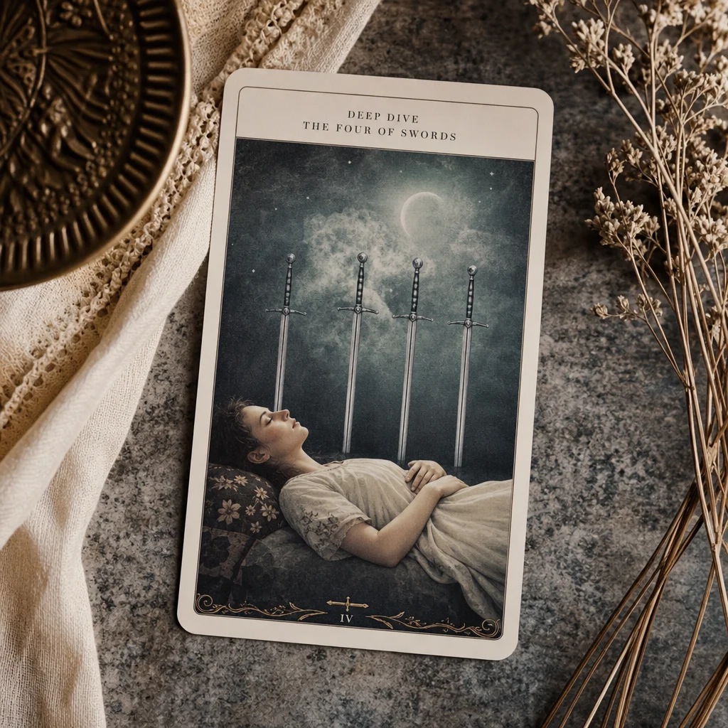 Deep Dive: The Four of Swords Tarot Card