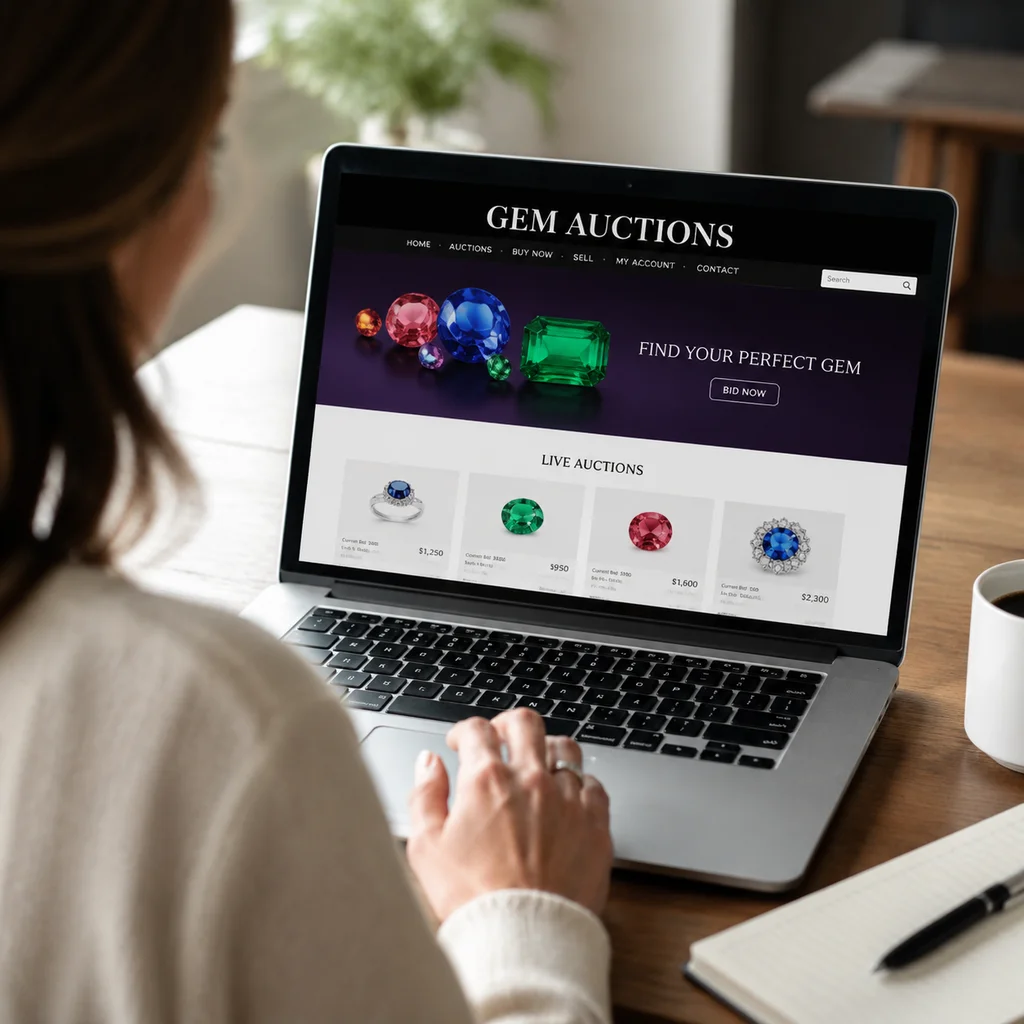 I Started Bidding on Gem Auctions Online and