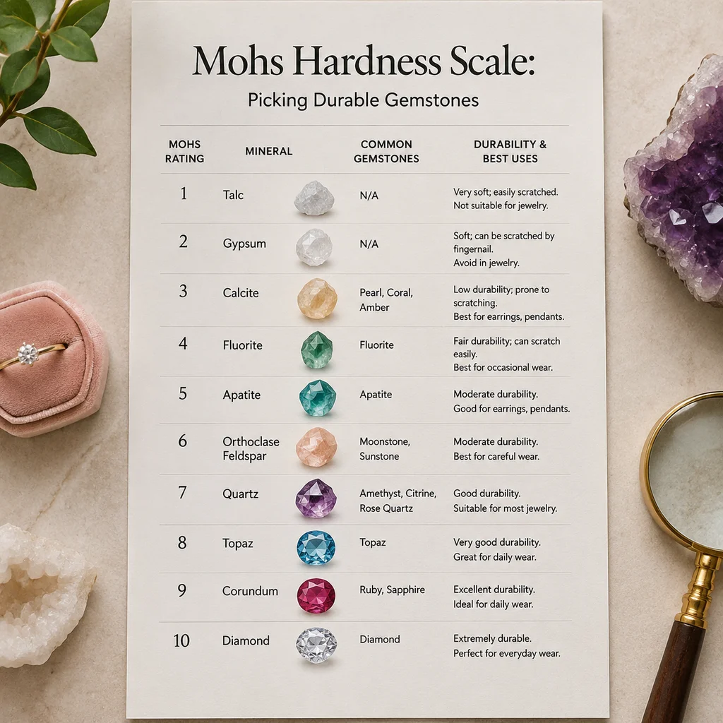 Mohs Hardness Scale: Picking Durable Gemstones