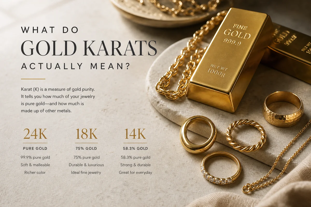 What do gold karats actually mean