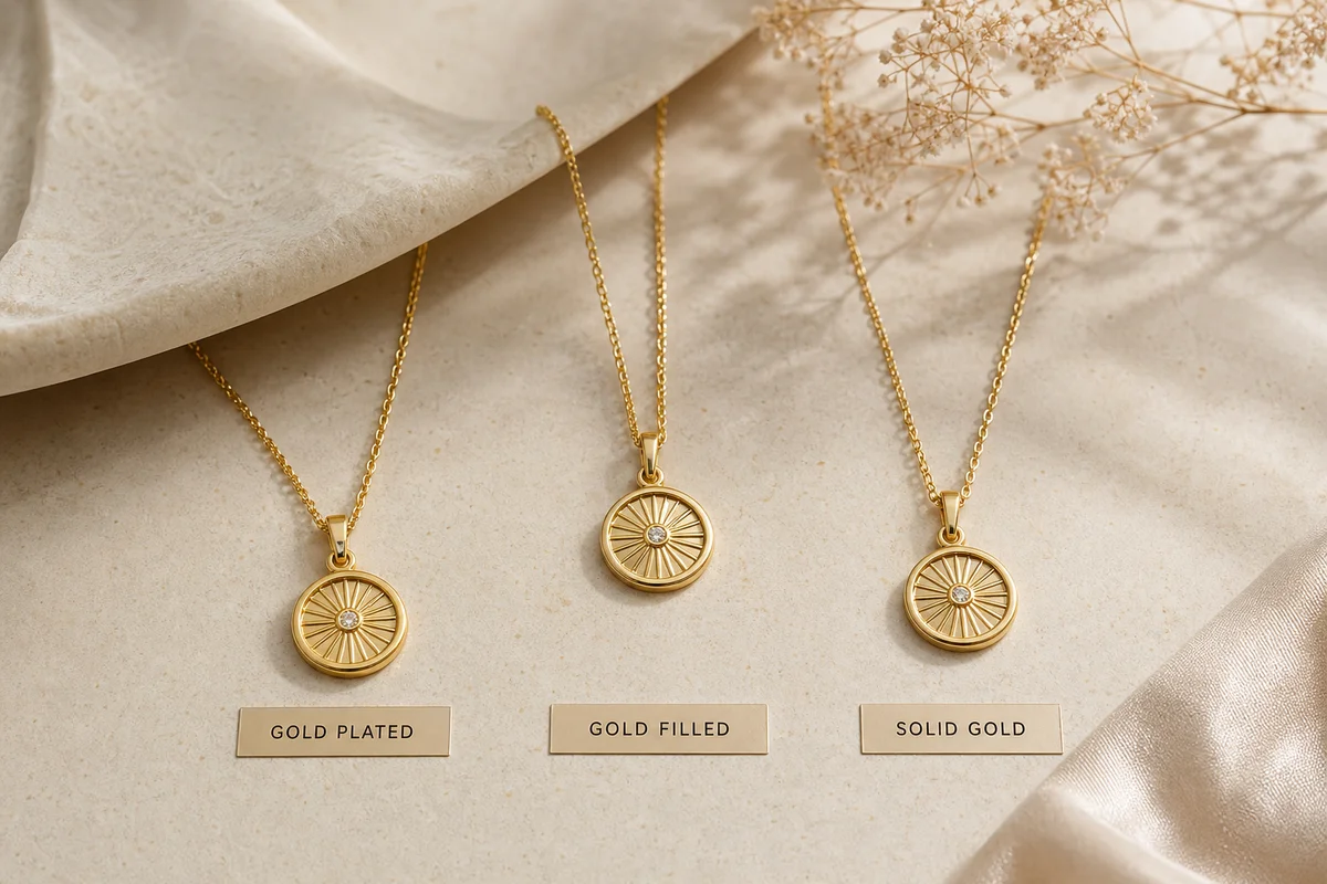 Gold Plated vs Gold Filled vs Solid Gold