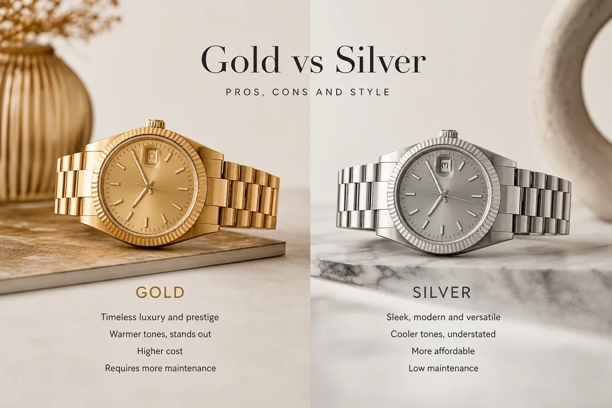 Gold vs Silver: Pros, Cons and Style