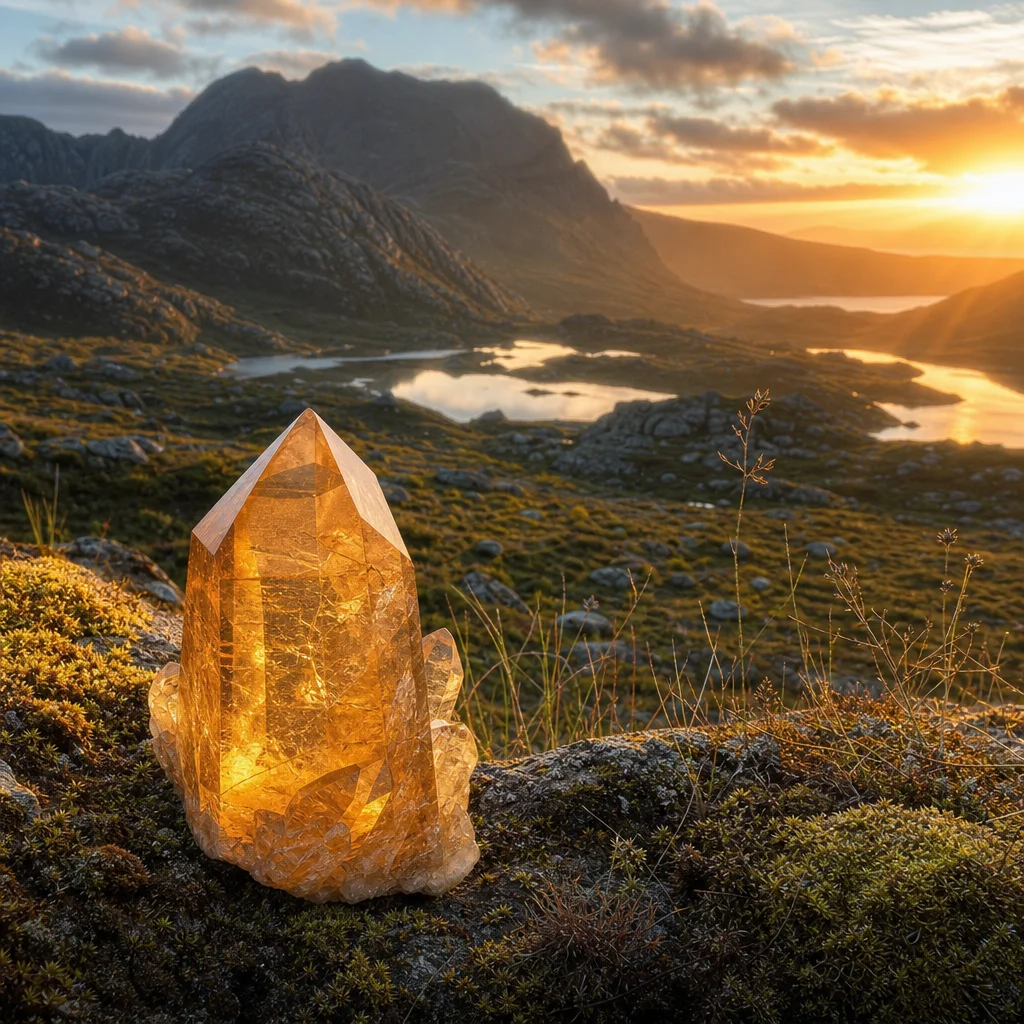 Golden Healer Quartz: The Amber Crystal Comple..
