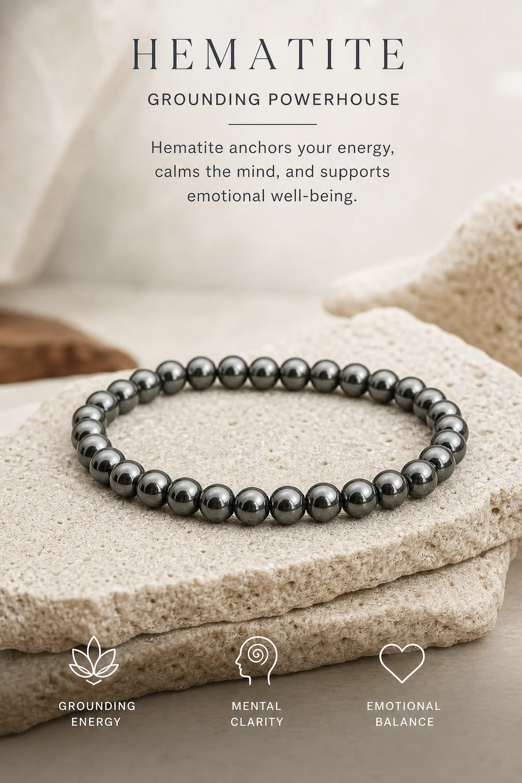Hematite Bracelet: Grounding Powerhouse for Mind