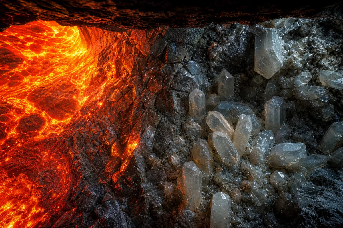 How Are Crystals Actually Formed? From Magma to