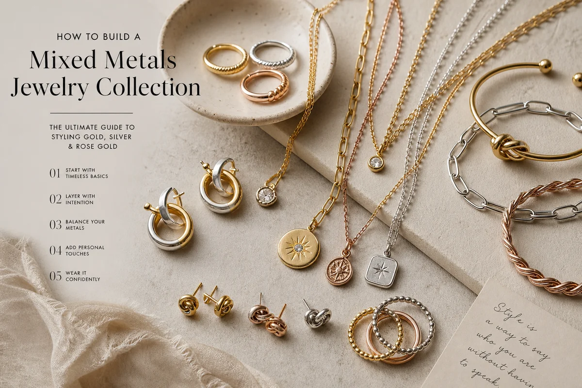 How to Build a Mixed Metals Jewelry Collection