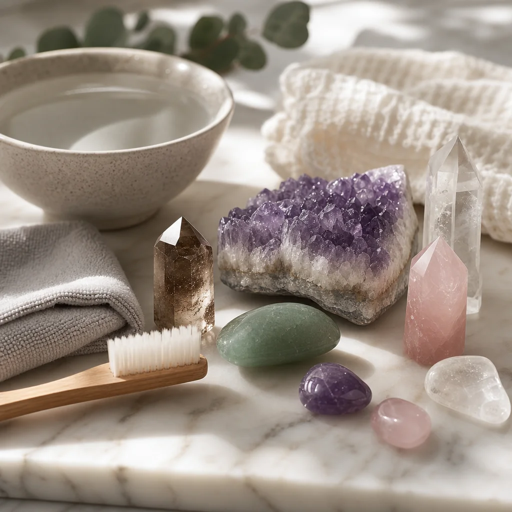 How to clean crystals without ruining them