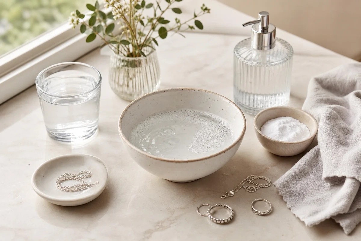 How to Clean Silver Jewelry at Home Without