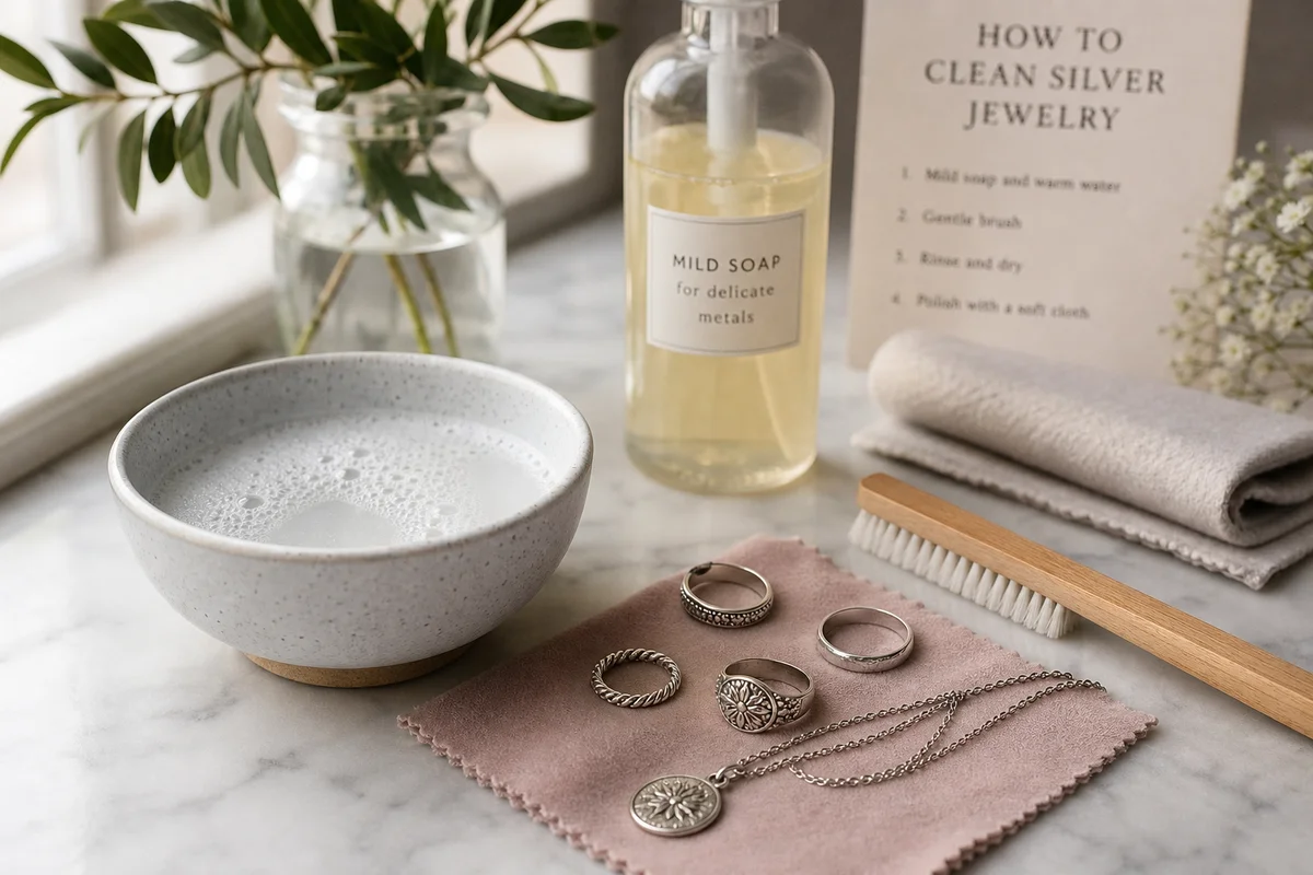 How to Clean Silver Jewelry at Home