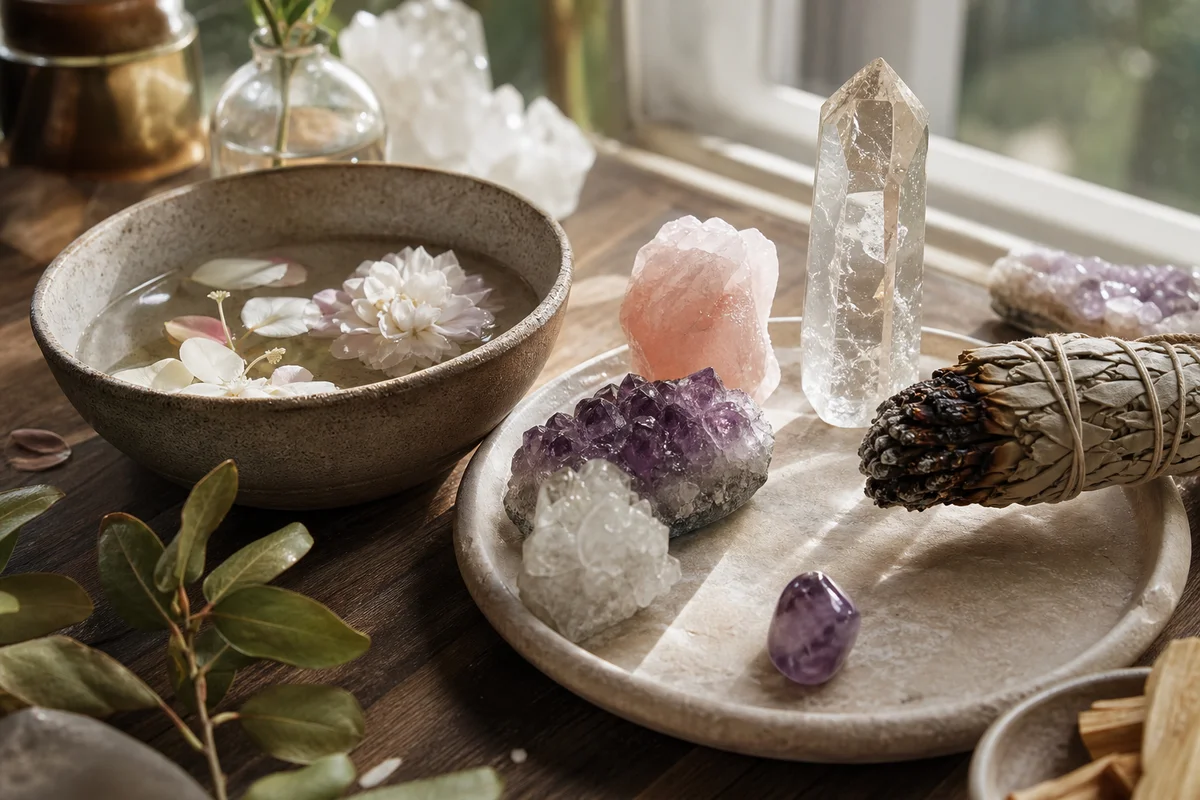 How to Cleanse and Charge Your Crystals