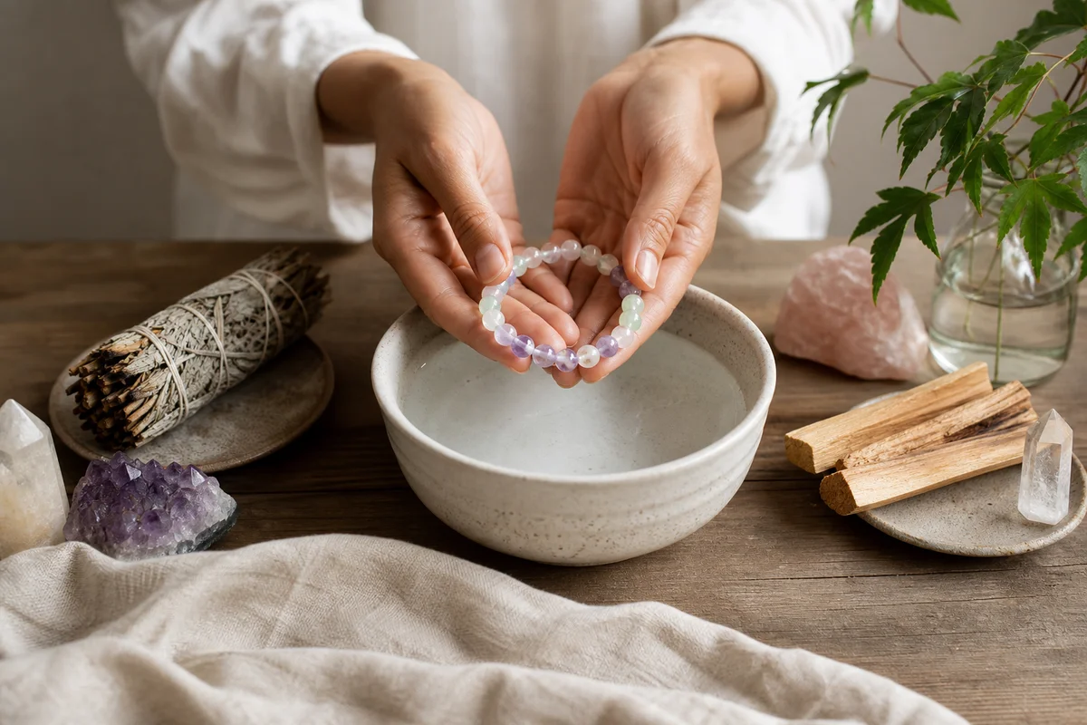 How to Cleanse Your Crystal Bracelet