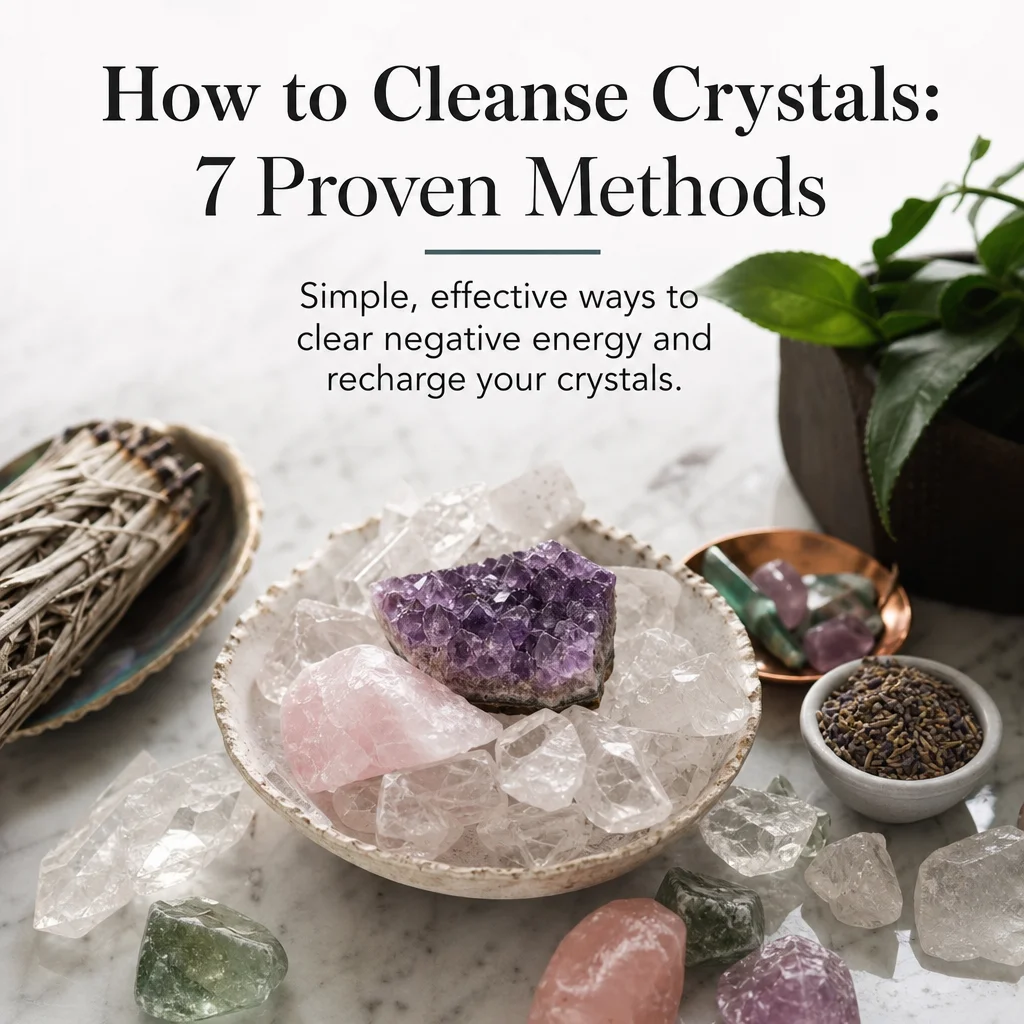 How to Cleanse Crystals: 7 Proven Methods