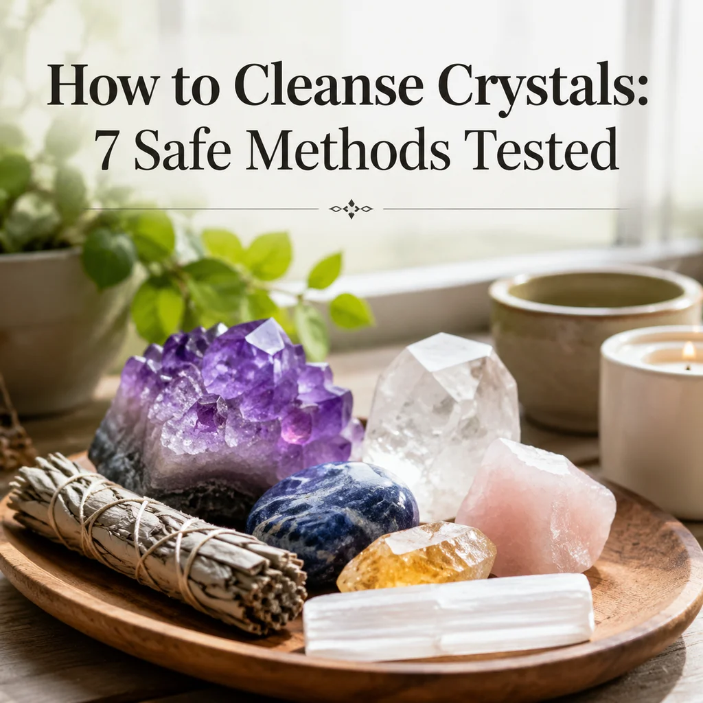 How to Cleanse Crystals: 7 Safe Methods Tested