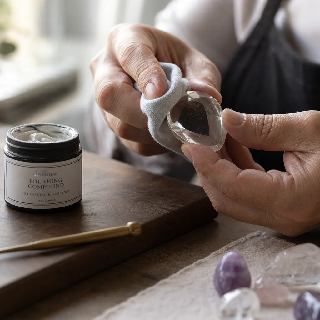 How to Fix a Scratched Crystal or Gemstone