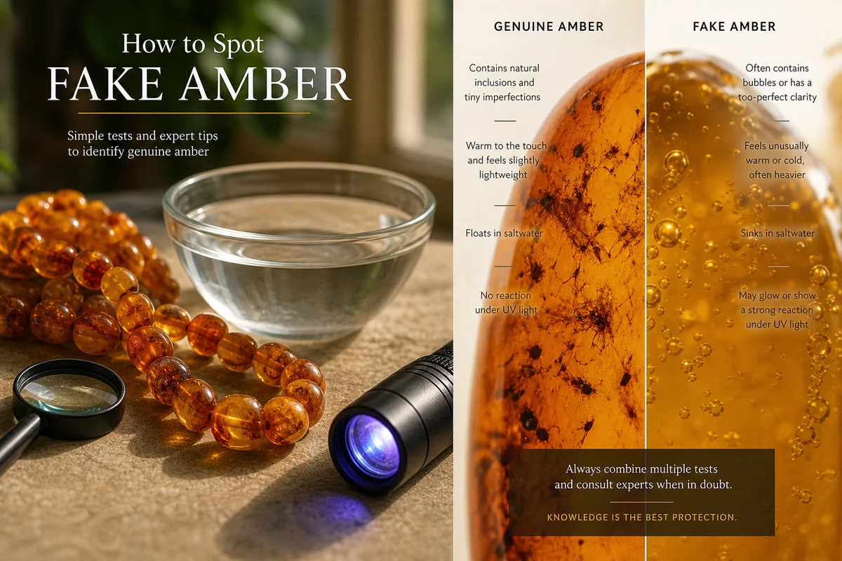 How to Spot Fake Amber: Tests