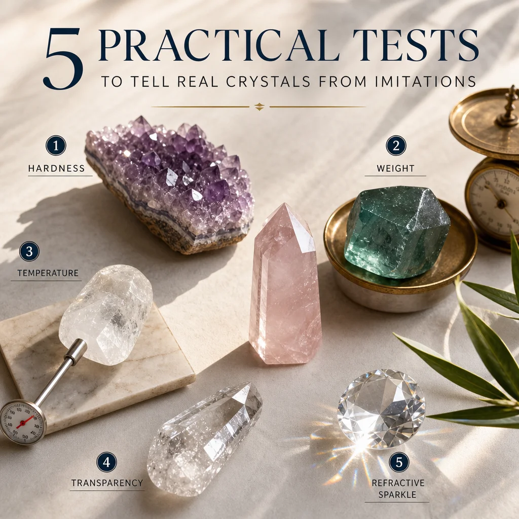 5 Practical Tests to Tell Real Crystals From