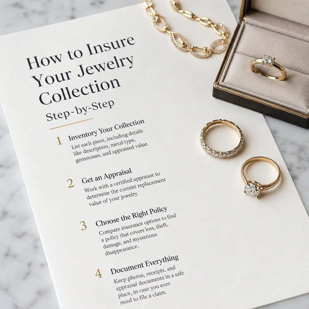 How to Insure Your Jewelry Collection Step by