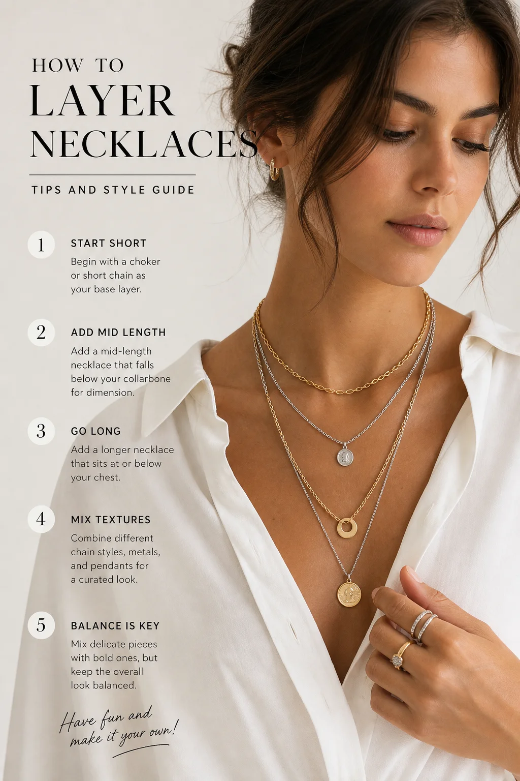 How to Layer Necklaces: Tips and Style Guide