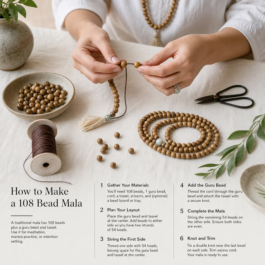 How to Make a 108 Bead Mala