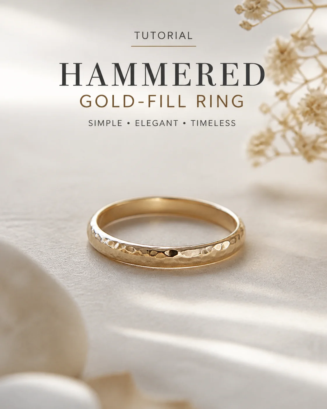 Hammered Gold-Fill Ring: Quick Tutorial
