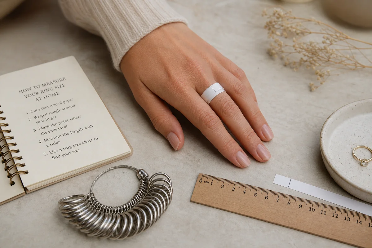 How to measure ring size at home accurately