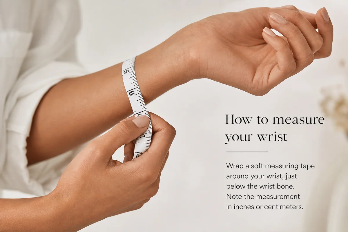 How to measure your wrist for the right